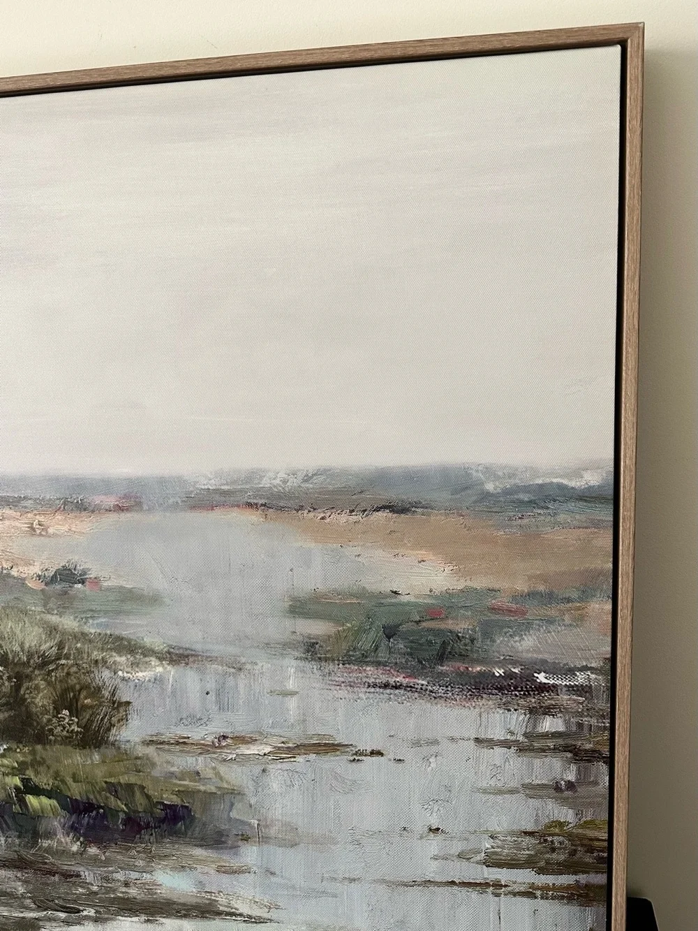 Marshland Framed Canvas Wall Art 24 x 24 - Threshold Studio McGee